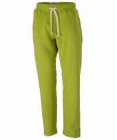 Lime heren trainingsbroek vintage