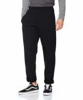 Trainingsbroek fruit of the loom zwart open leg voor volwassenen