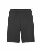 Zwarte shorts korte trainingsbroek voor heren